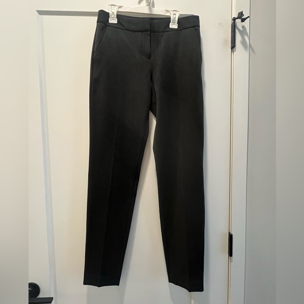 Columnist Mid-Rise Ankle Dress Pant in Dark Charcoal, Size 0 Long - Like New!